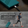 For Samsung Galaxy A34 5G Embossed Multi-functional Wallet Retro Leather Phone Case(Dark Green)