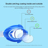 4 in 1 Cartoon Little Crab Waterproof and Anti-fog Silicone Swimming Goggles + Printed Pattern Swimming Cap + Nose Clip Earplugs + Storage Bag Swimming Equipment Set for Children(Blue Fish)