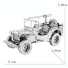 Jeep 3D Three-dimensional Metal Car Assembly Model DIY Puzzles Toy