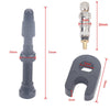 A5702 2 PCS 40mm Black French Tubeless Valve Stem with Repair Kit for Road Bike