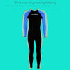 SLINX 1707 Lycra Quick-drying Long-sleeved Sunscreen Full Body Diving Wetsuit for Men, Size: L