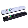 iScan02 WiFi Double Roller Mobile Document Portable Handheld Scanner with LED Display,  Support 1050DPI  / 600DPI  / 300DPI  / PDF / JPG / TF(White)