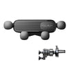 S03 Vehicle Air Outlet Gravity Navigation Mobile Phone Holder, Color: Black Eagle Mouth