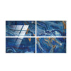 4 PCS  Crystal Film Wall Tile Sticker Imitation Marble Pattern Wall Sticker(DLS036)