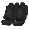 Universal Car Seat Cover Polyester Fabric Automobile Seat Covers Car Seat Cover Vehicle Seat Protector Interior Accessories 9pcs Set Beige