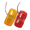2pcs MK-106 Truck 12LEDs Side Marker Light (Red Light)