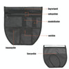 For Yamaha Nmax 155 Motorcycle Seat Storage Bag Tool Bag(Black)