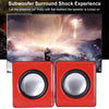 USB Mini Mobile Phone Computer Wired Speaker, Does Not Support Tuning(Red)