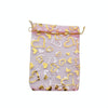 100 PCS Gift Pouches Bag Organza Bags Jewelry Candy Packaging Bags, Size:11x16cm(Pink)