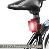 5W Mountain Bike Headlight Charging Zoom Glare Waterproof Flashlight Set (Set Two)