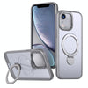 For iPhone XR Wing Series Gen2 MagSafe Metal Ring Holder Phone Case(Titanium Gray)