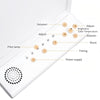 SAD White Noise Phototherapy Lamp Smart Emotional Night Light Music Decompression Therapy Light With Type-C Line+US Plug