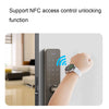 Wearkey DT4+ 1.36 Inch HD Screen Smart Call watch with NFC Function, Color: Gold Silicone