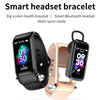 X4 1.14 inch HD Screen Bluetooth Earphone Smart Bracelet, Support Sleep Monitoring / Body Temperature Monitoring / Heart Rate Monitoring(Rose Gold)