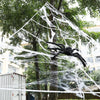 Halloween Spider Web Triangle Net Outdoor Decoration Props, Size: 5m x4.8m