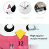11*10 inch Children Bedroom Room Decor Battery Operated Owl Shaped Mute Non Ticking Round Wall Quartz Clock