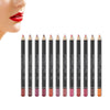 Sexy Matte Lip Stick Lipliner Lip Liner Pencil Matt Nude Lipsliner Pen Set Beauty Makeup Tool Cosmetic(12-color box)
