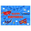 210x150cm Airplane Theme Birthday Background Cloth Children Birthday Party Decoration Photography Background