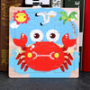 5 PCS KBX-017 Children Wooden Picture Puzzle Baby Early Education Toys(Crab)