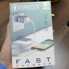 18W PD + QC 3.0 Fast Charge Travel Charger Power Adapter With LED Indication Function(UK Plug White)
