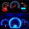 2 PCS T5 0.5W 20LM Red Light 1 LED COB LED Instrument Light Bulb Dashboard Light for Vehicles, DC 12V(Red)