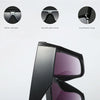 Women Oversized Square Frame Sunglasses Gradient Shades Sun Glasses(C6)