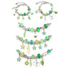 TZ-05 63 In 1 Colorful Crystal Cartoon DIY Jewelry Children Bracelet(Green Suit)