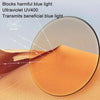 Watching Cell Phone Playing Games Anti-Blue Light Glasses Postoperative Flat Glasses, Color: Gradual Black Frame+Transparent To Tea Lens