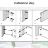 10pcs 35mm 3 In 1 Screw Connector Furniture Link Fixer Closet Eccentric Wheel Nut Connection Fastener