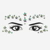 3 PCS  Forehead Green Masquerade Makeup Acrylic Face Sticker