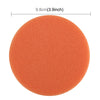 12 PCS Car Wax Sponge Round Sponge High-density Sponge,Size:9.8*9.8cm