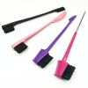 3 PCS Eyebrow Brush Eyelash Comb Set Hairline Comb Eyebrow Trimming Tool(B)