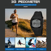 SYNOKE 9105 Multifunctional Sports Time Record Waterproof Pedometer Electronic Watch(Black)