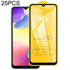 For Xiaomi Redmi 11A 25pcs 9D Full Glue Full Screen Tempered Glass Film