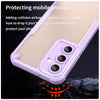 For Samsung Galaxy S24 FE 5G Armor Glaze PC Hybrid TPU Phone Case(Purple)