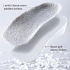 1.5+2.5+3.5cm 1pair Each Cashmere Boost Height Increased  Half Insoles Warm Insoles(Gray)