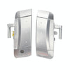 1 Pair Car Front Door Outside Handle 80607-CD41E+80606-CD01E for Nissan 350Z 2003-2009(Silver)