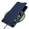 For Samsung Galaxy S21+ 5G DUX DUCIS Skin Pro Series Horizontal Flip PU + TPU Leather Case with Holder & Card Slots(Blue)