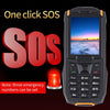 Rugtel R2C Rugged Phone, IP68 Waterproof Dustproof Shockproof, 2.4 inch, MTK6261D, 2500mAh Battery, SOS, FM, Dual SIM (Orange)
