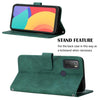 For Alcatel 1S / 3L 2021 Crossbody 3D Embossed Flip Leather Phone Case(Dark Green)