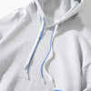 Men Lose Solid Color Sweatshirt, Color: White(XXXL)