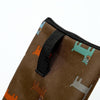 Dog Treat Training Pouch Bag - Beige, Adjustable Waist Belt