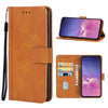 For Samsung Galaxy S10e Leather Phone Case(Brown)