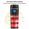 SUITU  HQ-3900 24V/12V Car/Truck Heated Coffee Mug Smart Mug,Spec: Small Screen Black