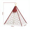 Indian Children Tent Cotton Cloth Indoor Play House Parent-Child Doll House(Wavy Pattern)