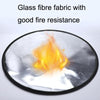Round Camper Camping Lawn Fire Rack Flame Insulation Land, Diameter: 11 Inches