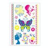 10 PCS Fluorescent Flower Arm Tattoo Sticker Face Sticker Waterproof Feather Tattoo Arm Tattoo Sticker(DKCS017)