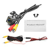 R0003 LED Fill Light External Reversing Video Camera HD Night Vision CCD Car Camera 12 Lights Camera(P System)