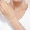 Simple Beauty S925 Sterling Silver Inlaid Zircon Bracelet
