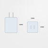CYKE K02 30W PD+QC3.0 Mobile Phone Digital Display Fast Charger, Plug: US(White)